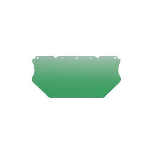MSA Safety 454-10115842 Face Shield Replacement Visor, Green, Polycarbonate, 8 in Visor Height, 17 in Visor Width, 0.06 in Visor Thickness, For Use With: V-Gard Frames