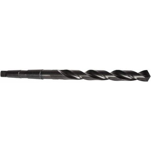 Taper Shank Drill Bit, 1-9/16 in Drill, 5MT Shank Taper Designation, High Speed Steel, Through Coolant; No