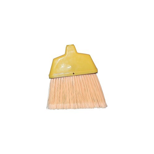 Magnolia Brush 455-463 Angle Broom, Plastic Bristle, 12 in Width, 6-3/4 in Trim Length, Metal Handle, 55 in Overall Length