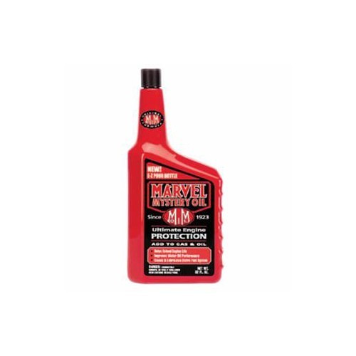 Marvel Mystery Oil Marvel 465-013R Mystery Oil, 32 oz, Can, Liquid, Red, Composition: Naphthenic Hydrocarbons