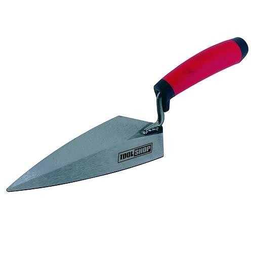 Pointing Trowel, Masonry, 7 in Blade Length, 3-1/2 in Blade Width, Steel Blade, Comfortable Soft Grip