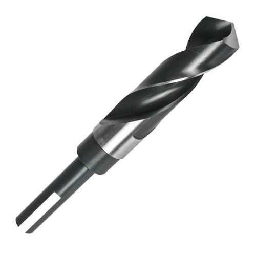 1-7/16 Reduced Shank Drill Bit, 1-7/16 in Drill, 1/2 in Shank, High Speed Steel