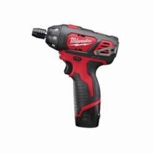 Milwaukee® 2401-21 Cordless Screwdriver Kit, Kit, 1/4 in Chuck, 12 VDC, 175 in-lb, Lithium-Ion Battery, Battery Included: Yes