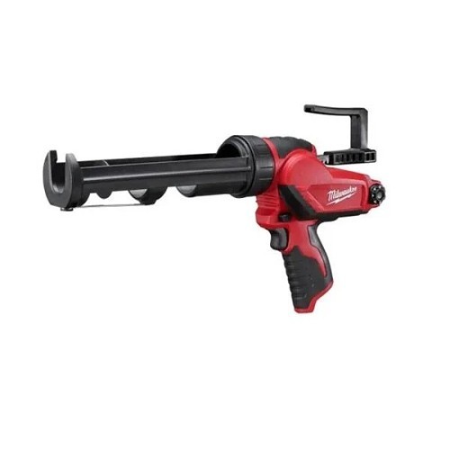 Milwaukee® 2441-20 Caulk and Adhesive Gun, Electric, Cordless, 10 oz Container, Black/Red