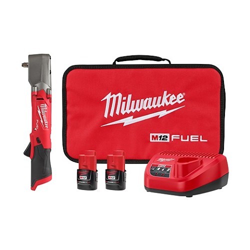 Milwaukee® 2564-22 Cordless Impact Wrench Kit, Square Drive, 3/8 in Drive, 220 lb-ft, 12 VDC, 13.89 in Overall Length, Battery Included: Yes