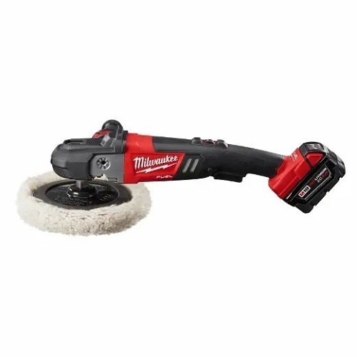 Milwaukee® 2738-22 Variable Speed Polisher Kit, 7 in Pad Dia, 18 V, Lithium-Ion Battery