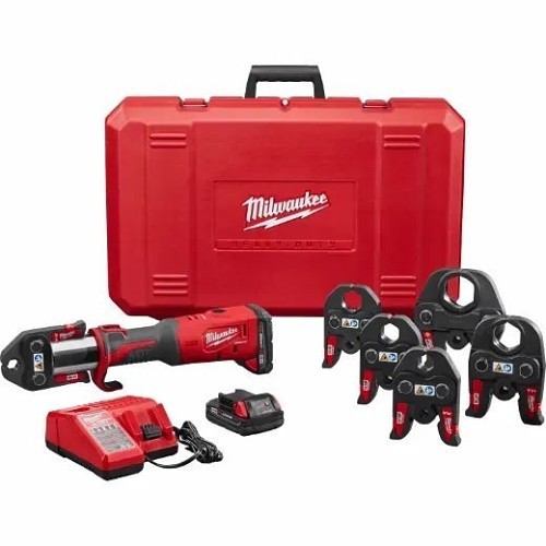 Milwaukee® 2773-22 Press Tool Kit, 1/2 to 4 in, 18 V, Lithium-Ion Battery