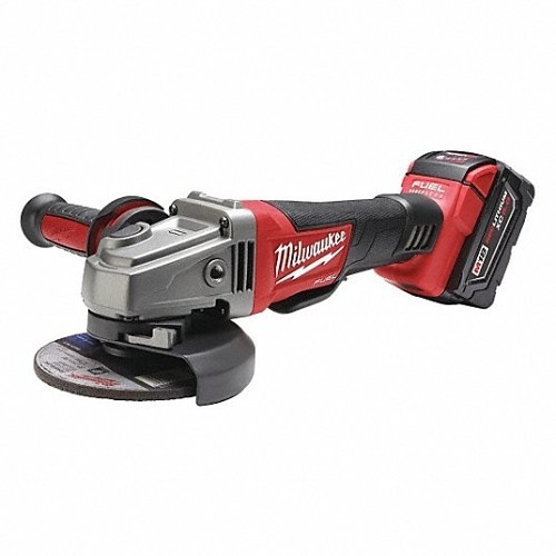 Milwaukee® 2780-22HD Grinder, Bare Tool/Kit: Kit, 5 in Wheel Diameter, 5/8 in Arbor/Shank, 18 VDC, Lithium-Ion Battery, Batteries Included: 2, Paddle Switch