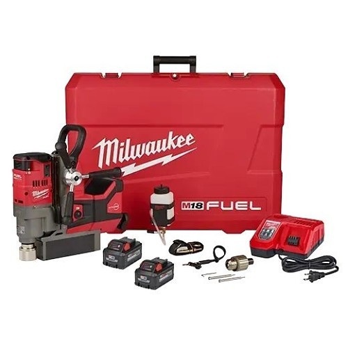 Milwaukee® 2787-22HD Magnetic Drill Kit, 1-1/2 in Chuck, 690 rpm Spindle Speed, 18 VDC