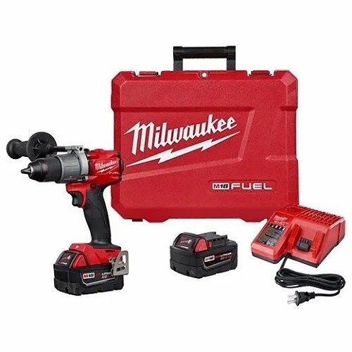 Milwaukee® 2803-22 Drill Driver Kit, 1/2 in Drive, 1200 in-lb Torque, 18 VDC, 6.9 in Overall Length, Battery Included: Yes