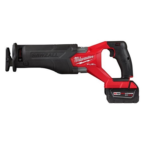 Milwaukee® 2821-21 Cordless Reciprocating Saw, 1-1/4 in Stroke Length, 0 to 3000 spm Strokes per Minute, Battery Included: Yes, 18 in Overall Length