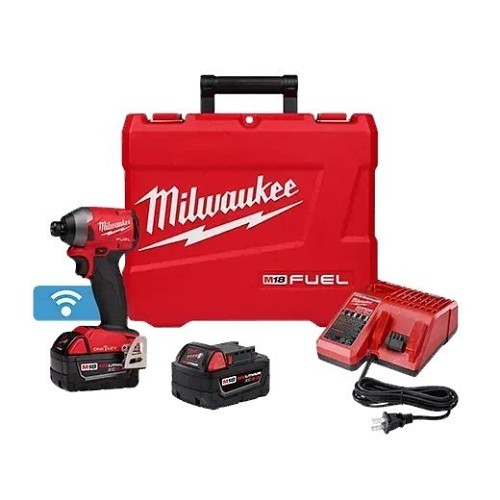 Milwaukee® 2857-22 Cordless Impact Driver, Hex Drive, 1/4 in Drive, 2000 lb-in, Battery Included: Yes