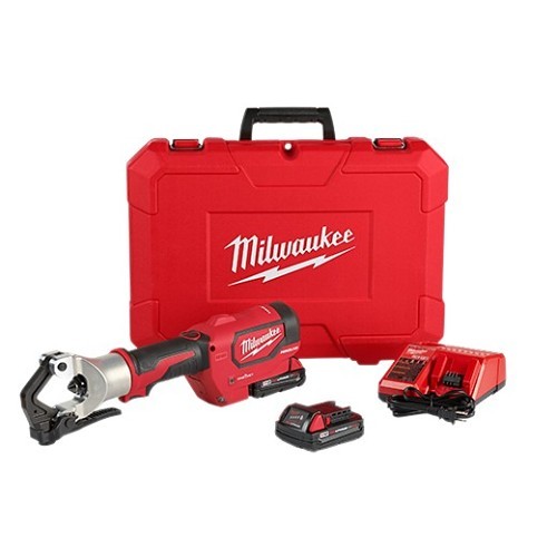 Milwaukee® 2877-22 Cordless Dieless Crimper, Crimping Capacity: 750 kcmil, 13000 lb Crimping Force, 18 V, Lithium-Ion Battery