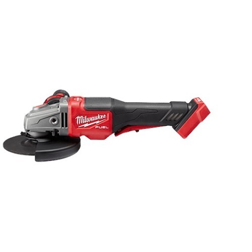 Milwaukee® 2980-20 Cordless Braking Grinder, 4-1/2 to 5 in Wheel Dia, 5/8-11 in, 18 V, Lithium-Ion Battery, For Wheel Type: Type 27, Paddle Switch