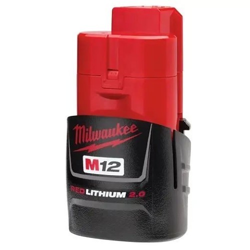 Milwaukee® 48-11-2420 Battery, 2 Ah Battery, Lithium-Ion Battery, 12 V Charge