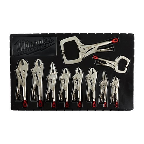 Milwaukee® 48-22-3690 Plier Kit, 10 Piece, 15.6 in Overall Length