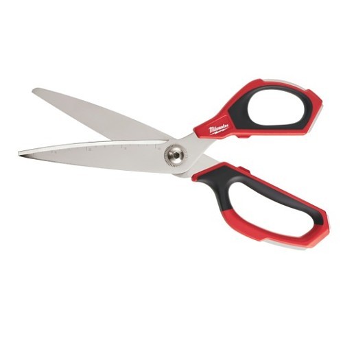 Milwaukee® 48-22-4041 Scissor, 4 in Length of Cut, 9 in Overall Length, Sharp, Steel Blade, Polymer/Steel Handle, Straight Hand