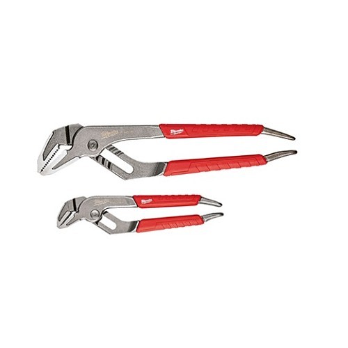 Milwaukee® 48-22-6330 Plier Set, Straight Jaw, Flat, Serrated, No