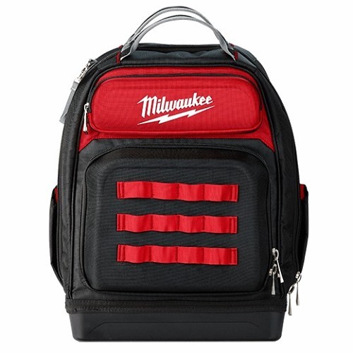 Milwaukee® 48-22-8201 Jobsite Backpack, Nylon, Black/Red