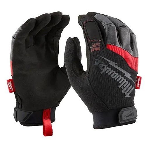 Milwaukee® 48-22-8723 Performance Gloves, Work Glove, X-Large, #10, Synthetic Leather, Black/Grey/Red, Breathable Lining