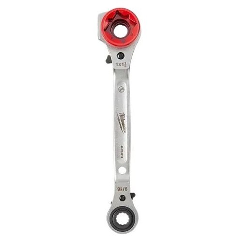 Milwaukee® 48-22-9216 Ratchet Wrench, Lineman's 5-in-1, 2.1 in HT x 2.17 in WD x 11.25 in DP