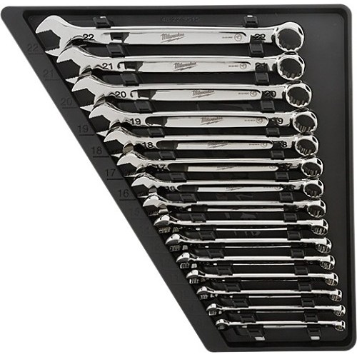 Milwaukee® 48-22-9515 Wrench Set, Metric System of Measurement, 15 Piece