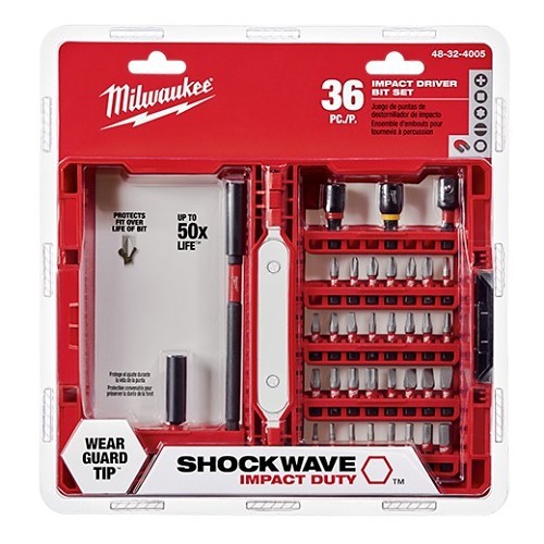 Milwaukee® 48-32-4005 Driver Bit Set, Alloy76 Steel