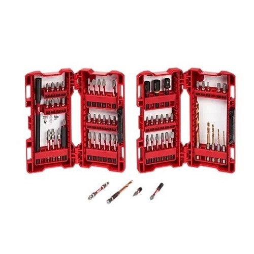 Milwaukee® 48-32-4029 Drill and Drive Set, 60 Piece, 1/4 Shank in, Steel