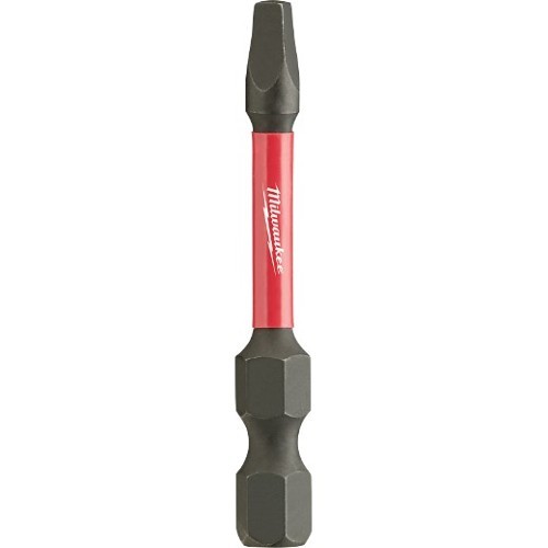 Milwaukee® 48-32-4172 Impact Driver Bit, #2 Point, Square Point, 2 in Overall Length, SQ2, Custom Alloy76™ Steel