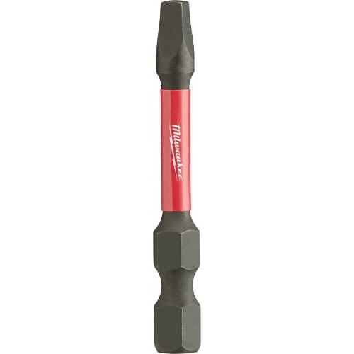 Milwaukee® 48-32-4910 Impact Driver Bit, #3 Point, Square Point, 2 in Overall Length, SQ3, Custom Alloy76™ Steel