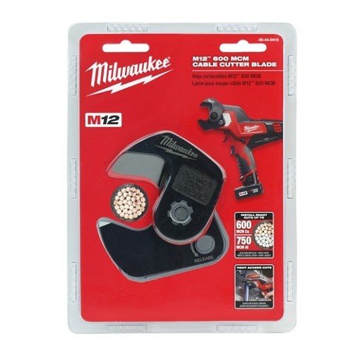 Milwaukee® 48-44-0410 Cutter Blade, For Use With: 2472 600/700 MCM Cable Cutter, 2-3/4 in Blade LG, 2-3/4 in Dia, Aluminum Blade Material