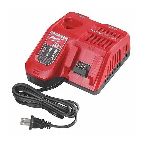 Milwaukee® 48-59-1808 Rapid Charger, For Use With: Milwaukee M12 and M18 Batteries, Lithium-Ion Battery, 1 Batteries