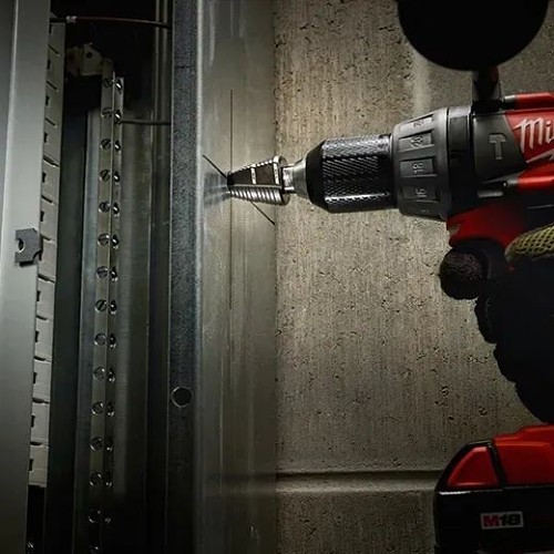 Milwaukee® 48-89-9206 Step Drill Bit, 3/8 in Diameter Minimum Hole, 1/2 in Diameter Maximum Hole, 2 Steps, 1/4 in Shank