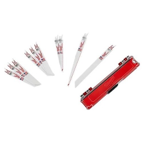 Milwaukee® 49-22-1110 Blade Set, 10 Piece, For Use With: Reciprocating Saws