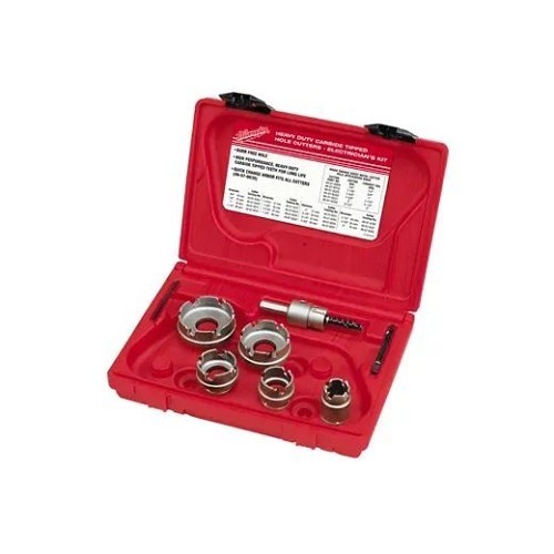 Milwaukee® 49-22-8310 Electrician's Hole Saw Kit, 7 Piece