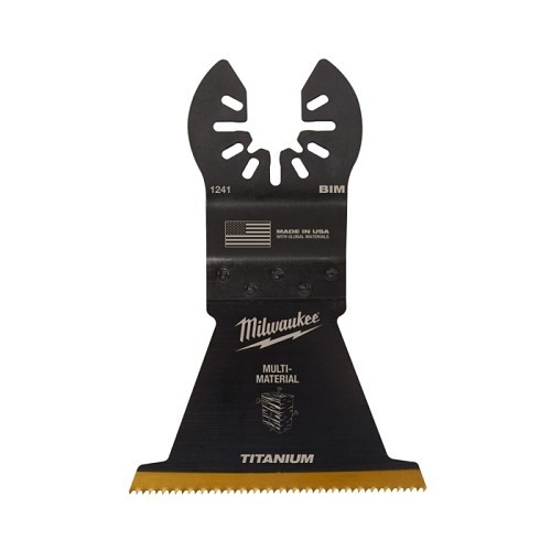 Milwaukee® 49-25-1241 Blade, For Use With: Cuts in Hardwood, Soft Wood, Drywall, & PVC, Specifications: 0.025 in THK x 1-5/8 in L Blade, 2-1/2 in Cutting Width, Wood