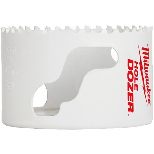Milwaukee® 49-56-0122 Hole Saw, 2-1/16 in Dia, 1-5/8 in Cutting Depth, Applicable Materials: Thick/thin metals, aluminum, drywall, plastics, wood, wood with nails