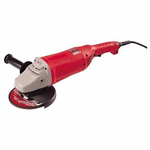 Milwaukee® 6088-30 Angle Grinder, 9 in Wheel Diameter, 5/8 in Arbor/Shank, 120 VAC/VDC, For Wheel Type: Type 27, Black/Red, Trigger Switch