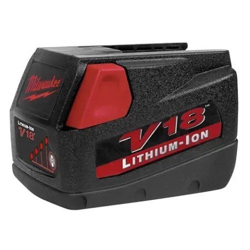 Milwaukee® MIL48-11-1830 Rechargeable Battery, Bare Tool, 3 Ah Battery, Lithium-Ion Battery, 18 Charge, For Use With: Milwaukee® V18™ Cordless Power Tool