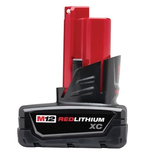 Milwaukee® MIL48-11-2402 Rechargeable Battery, Bare Tool, 3 Ah Battery, Lithium-Ion Battery, 12 V Charge, For Use With: Milwaukee® M12™ Cordless Power Tool