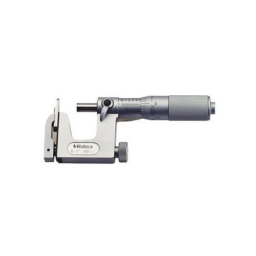 Mitutoyo Mitutoyo 117-107 Outside Micrometer, Measuring Range: 0 to 1 in, Graduations: 0.0001 in