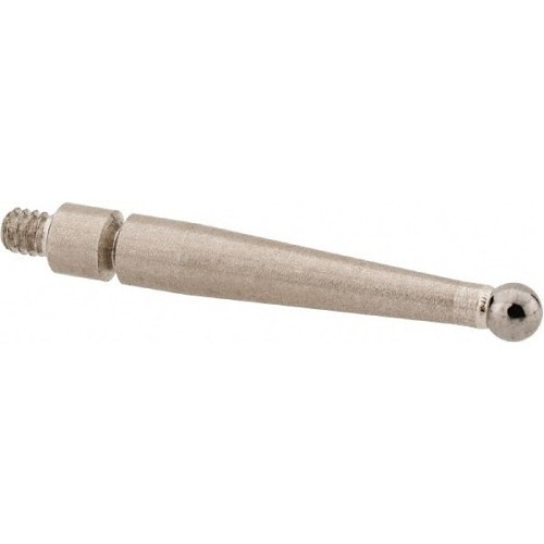 Mitutoyo 133195 Drop Indicator Contact Points, 0.79 in Contact Point Length, 2 mm Ball Dia, For Use With: 513-402, 513-406, 513-442-01, 513-452, 513-462, 513-442, 513-442-06, 513-282G Dial Test Indicators