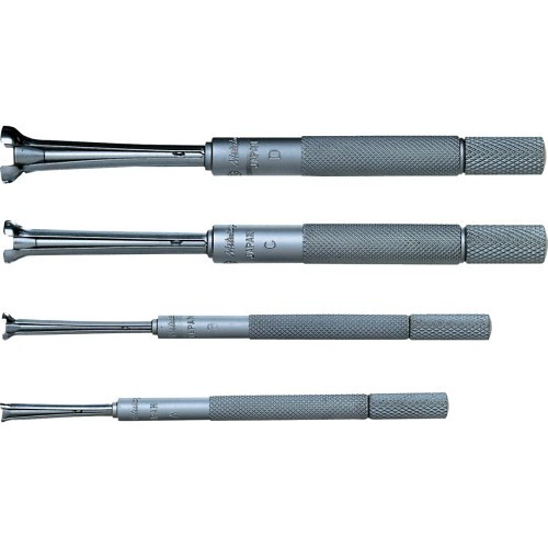 Mitutoyo Mitutoyo 154-901 Small Hole Gage Set, Specifications: 0.125 to 0.500 in, 4 Piece