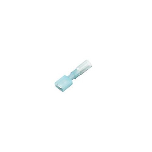 Molex® 964209 Heat Shrink Push-On Terminal, 16-14 AWG Conductor, 250 in Tab, Blue