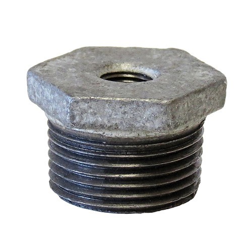 Anvil® 0319907044 Hex Head Pipe Bushing, 1-1/4 x 3/4 in Nominal, Cast Iron, Galvanized, Domestic