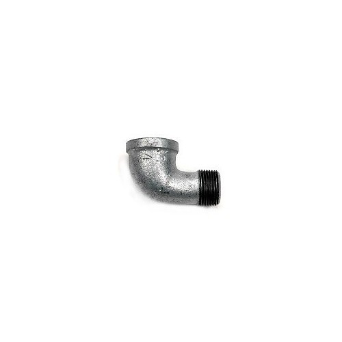 Mueller Industries Streamline® 510-304HP Street Elbow, 3/4 in Nominal, MIP x FIP, Class 150 Pressure Class, Malleable Iron, Galvanized