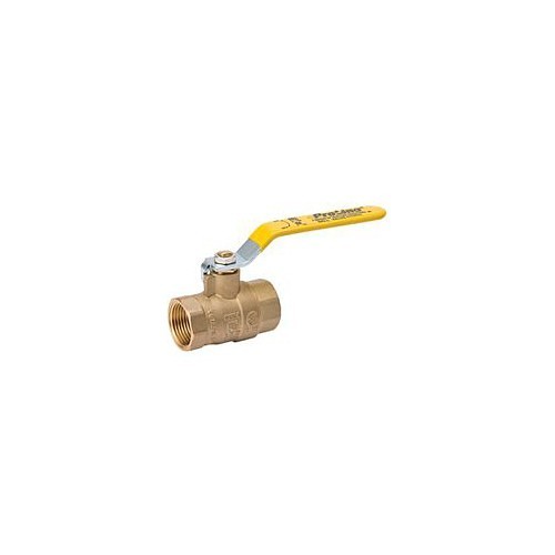 Mueller Industries B&K® 6446884 Ball Valve, 1/2 in Nominal, FNPT, 600 psi Pressure Class, Brass Body, Full Port, Softgoods Material: PTFE