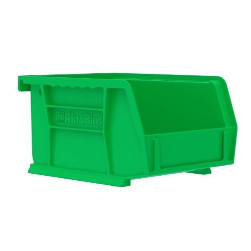 Myers Industries 30220 Hang and Stack Bin, 7-3/8 in Outside Length, 4-1/8 in Outside Width, 3 in Outside Height, Blue