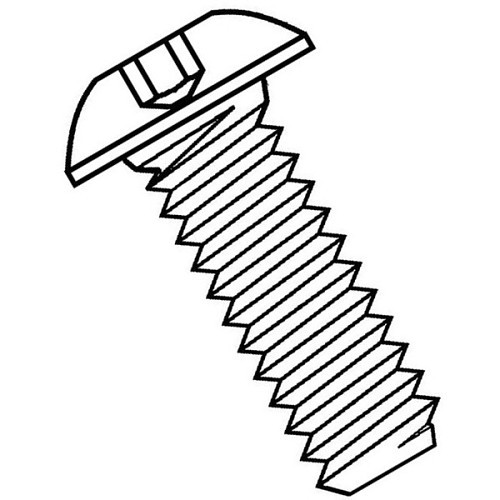 ND Industries Vibra-Tite® MBSCS050C016/STRIP Socket Cap Screw, Metric, M5-8 Diameter - Thread, 16 mm Overall Length, Stainless Steel, Grade 18-8, Button Head