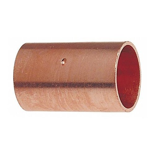 NIBCO® 600DS 1/4 Coupling with Stop, 1/4 in Nominal, Copper